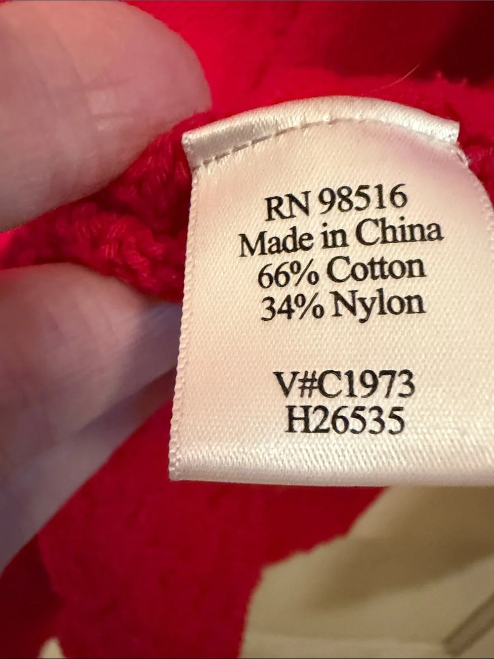Coldwater Creek Women's Red V-Neck Button Cardigan Size XL